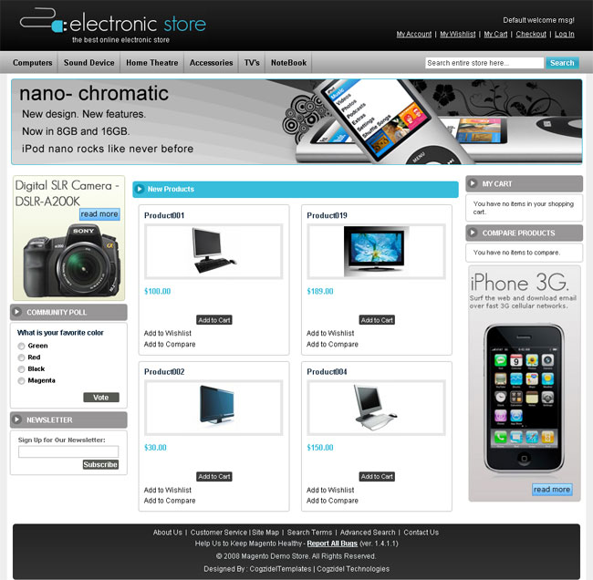 Web Design Sample 1