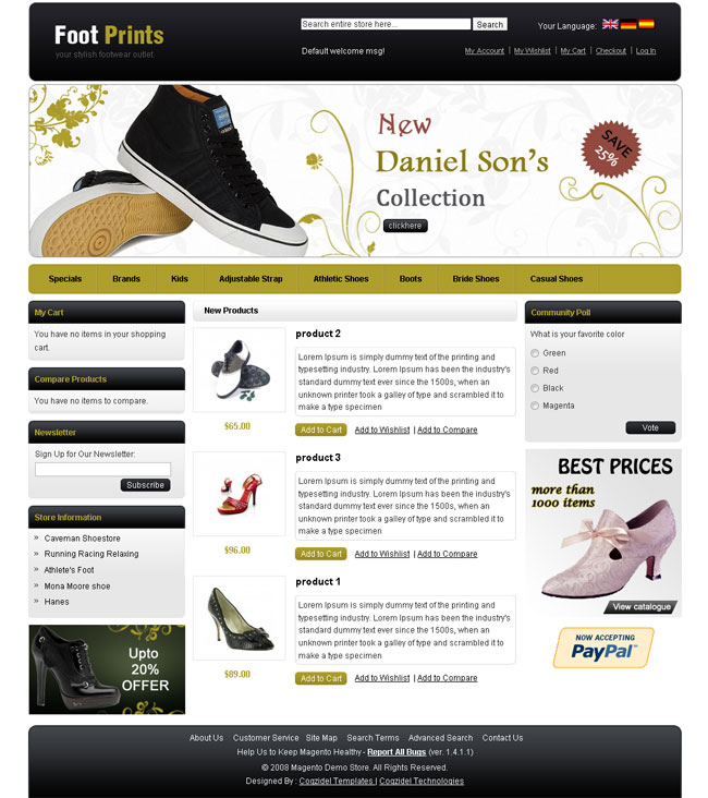 Web Design Sample 1